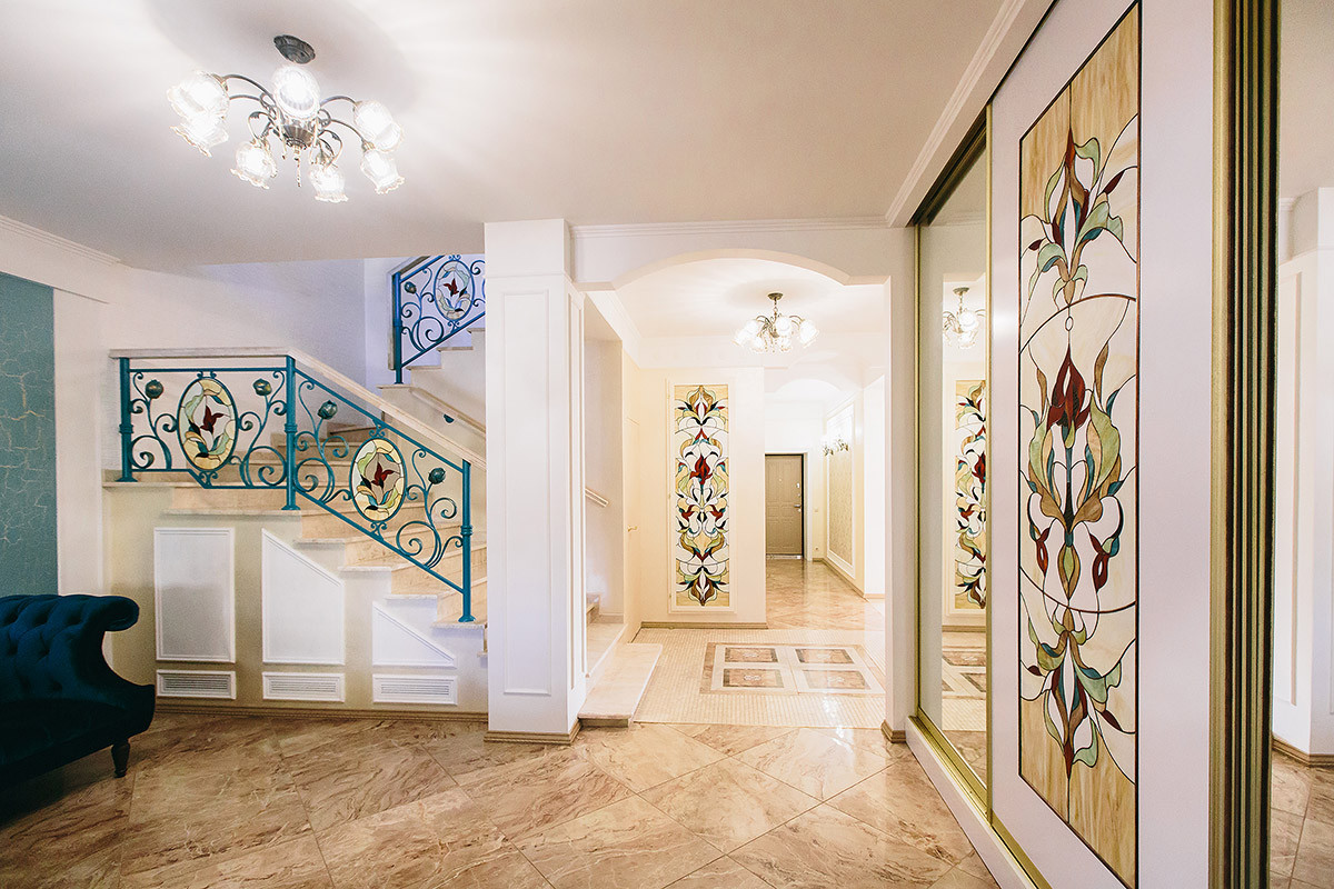 Обложка проекта: Реализация:Классика с нотками востока в бирюзе