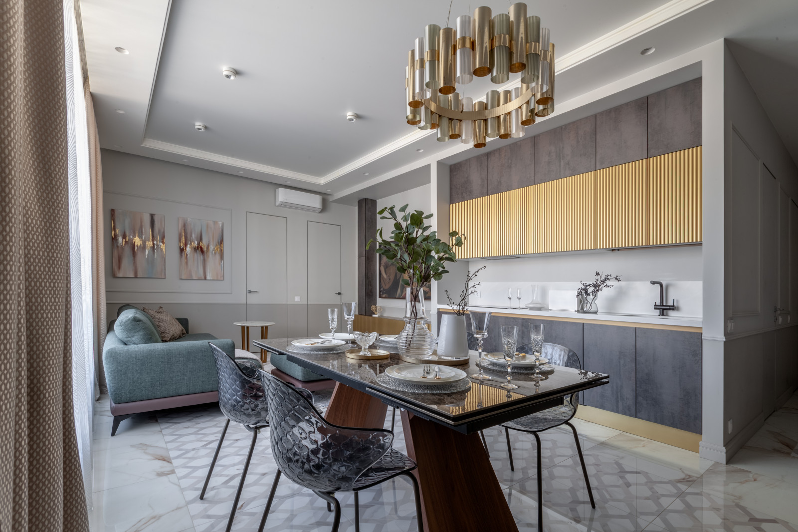 Проект напечатанный в журнале INTERIOR COLLECTION