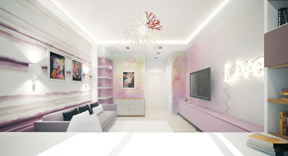 Квартира с камином в ЖК Новая Скандинавия