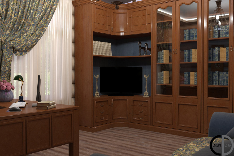 Готика в доме из бруса