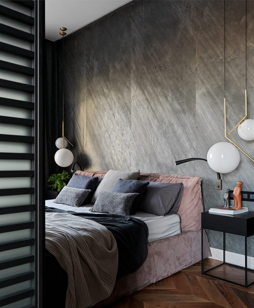 Apartment with grey shades in Saint-Petersburg