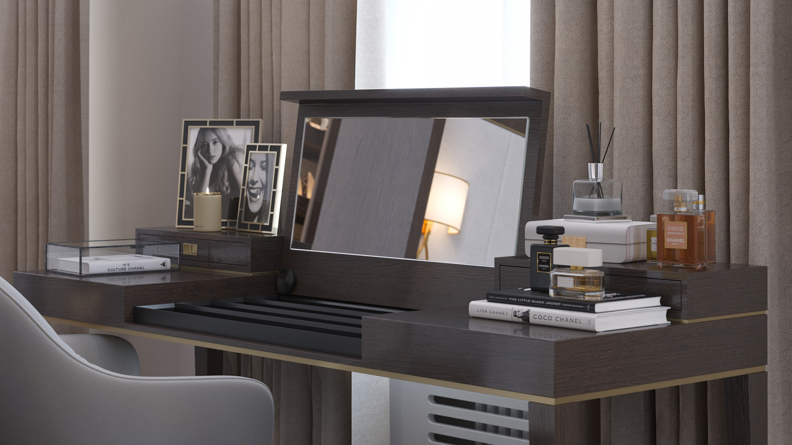 Master bedroom design residential house, London