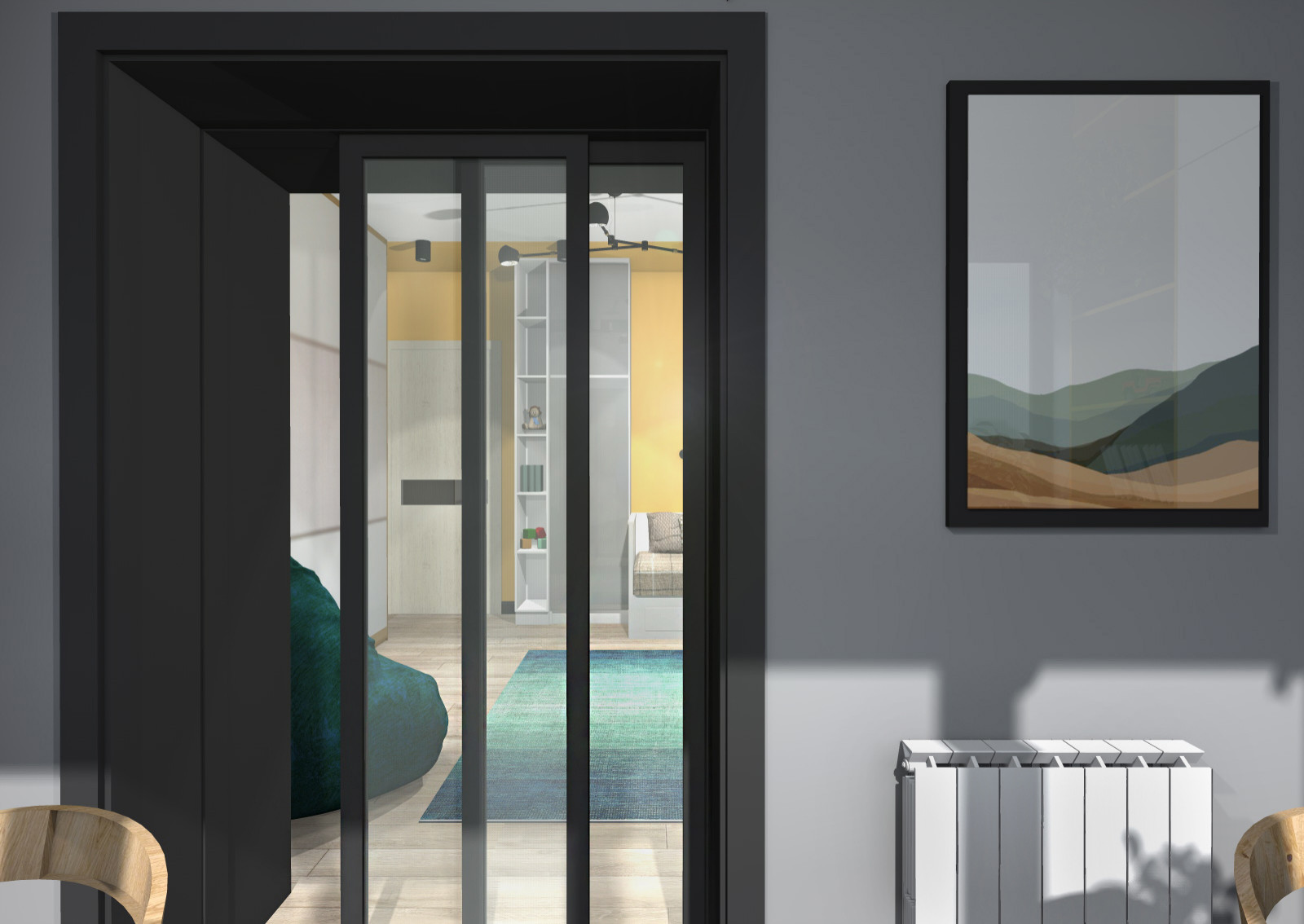 Солнечная детская для двух мальчишек