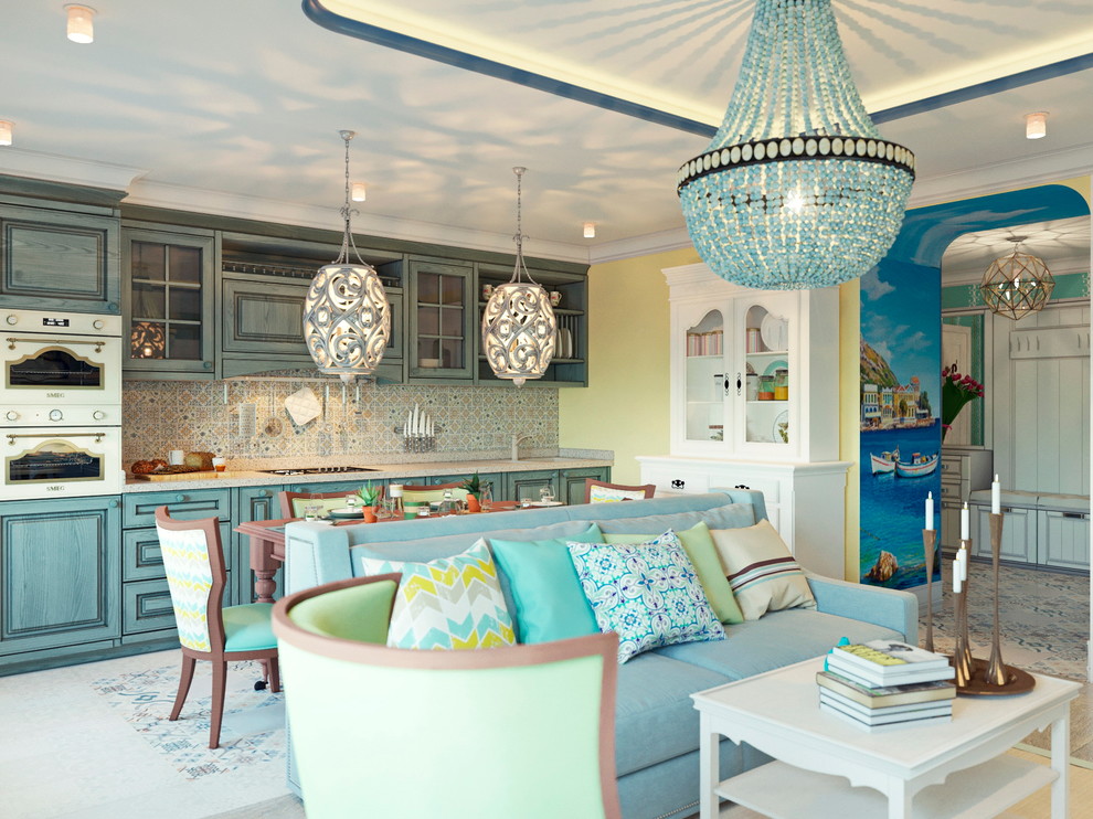 Квартира в Средиземноморском стиле 60м2