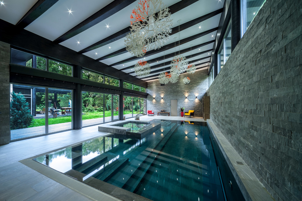 Современный загородный дом "Wing house"