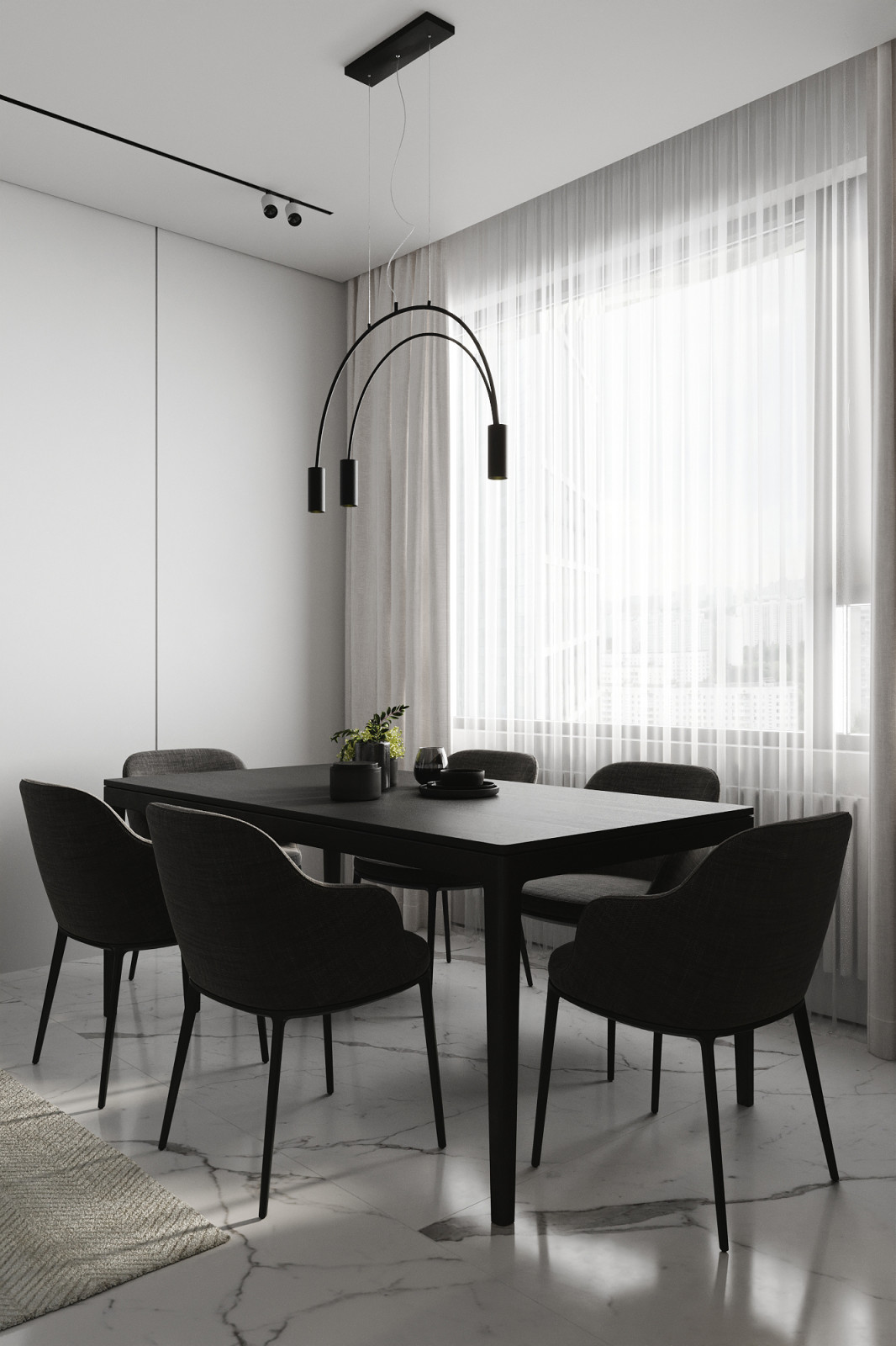 Дизайн интерьера квартиры в современном стиле в ЖК Небо