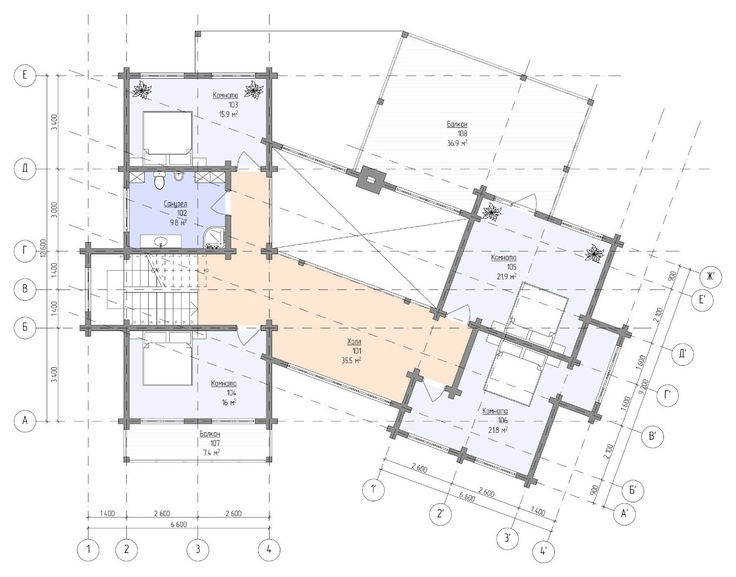 Деревянный дом, 377 кв.м.