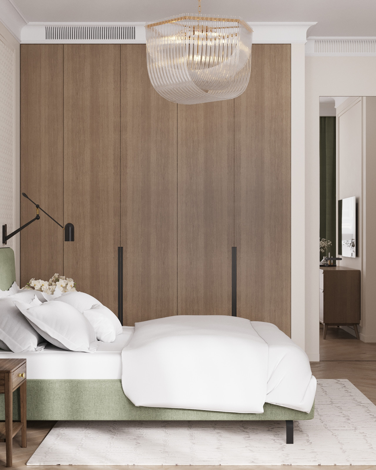 ЖК "Дом на Тишинке" Спальняспа