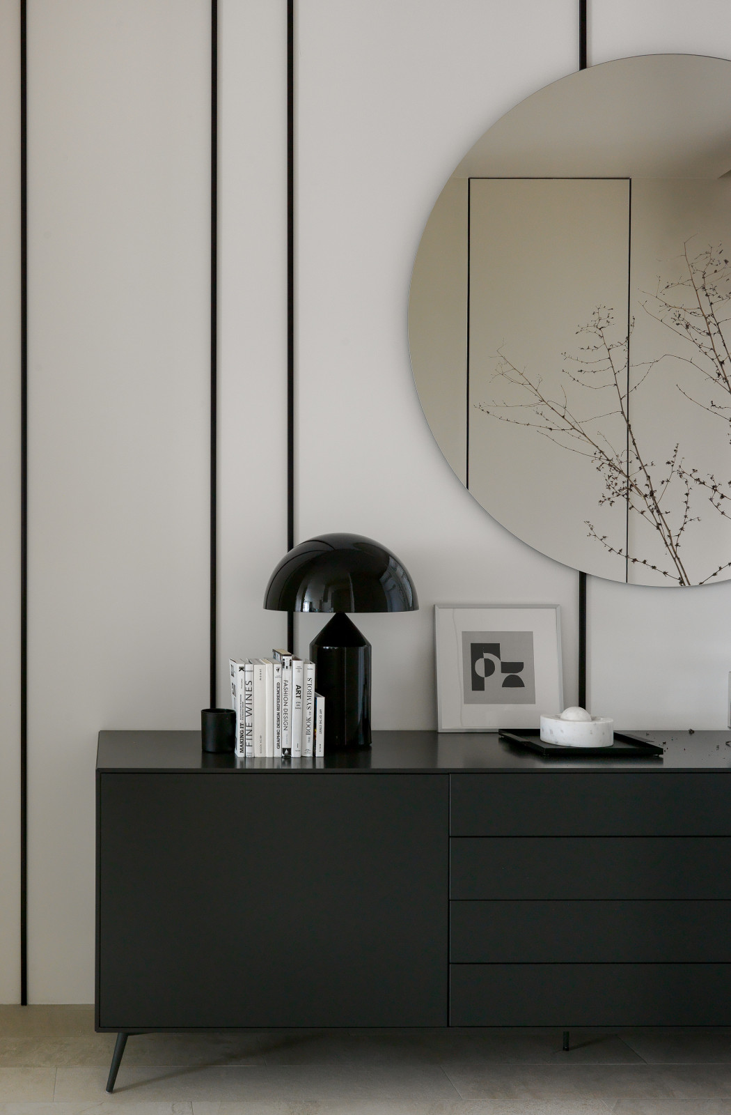 Monochrome apartment