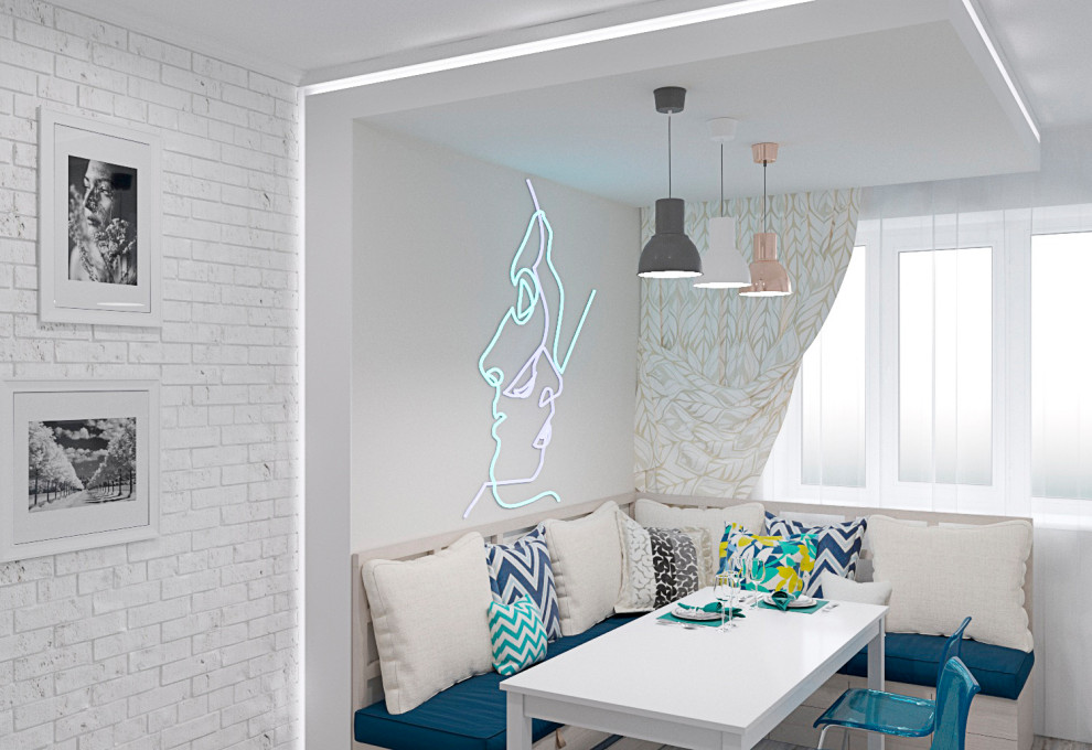 Проект квартиры для молодой девушки в городе Ставрополь.