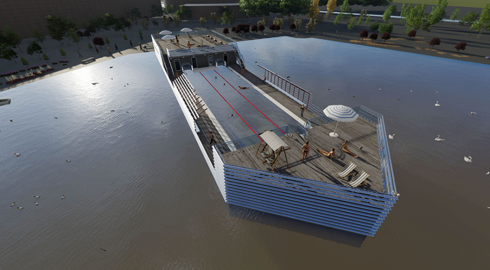 Открытый Бассейн - остров Новая Голландия