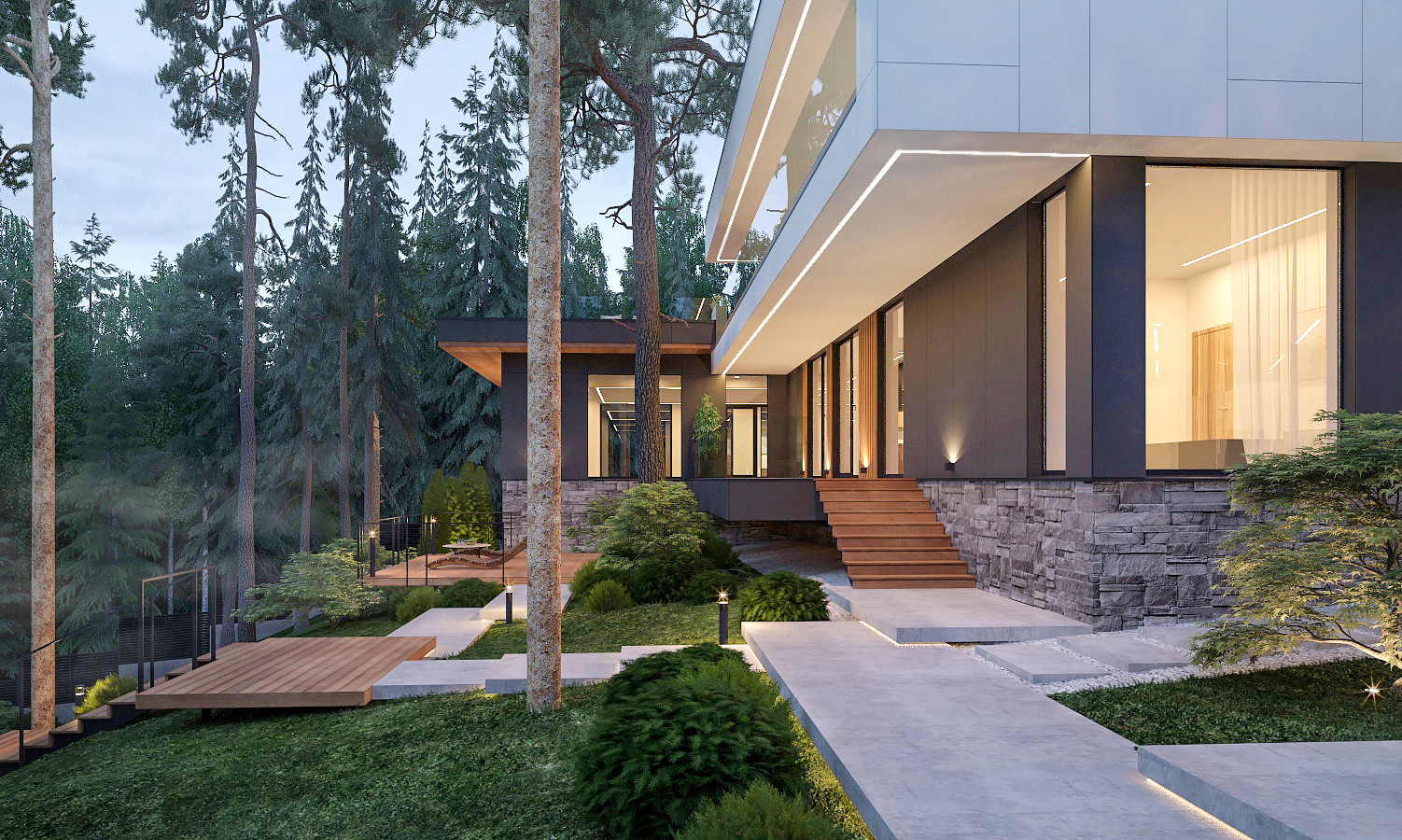 Современный дом 660 кв.м