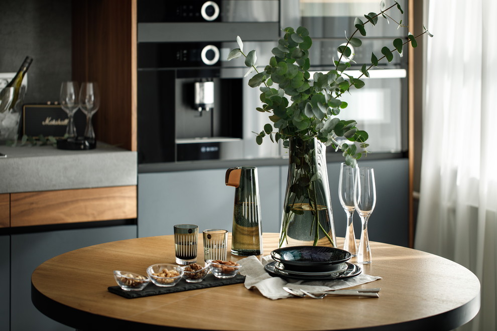 Стол Anders и стулья Hans в интерьере стильной кухни