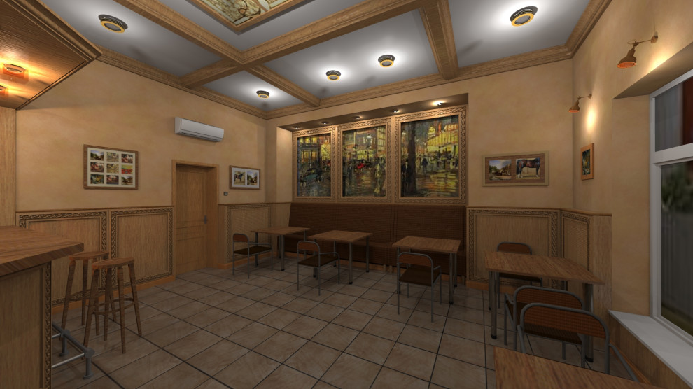 Дизайн проект кафе-бара