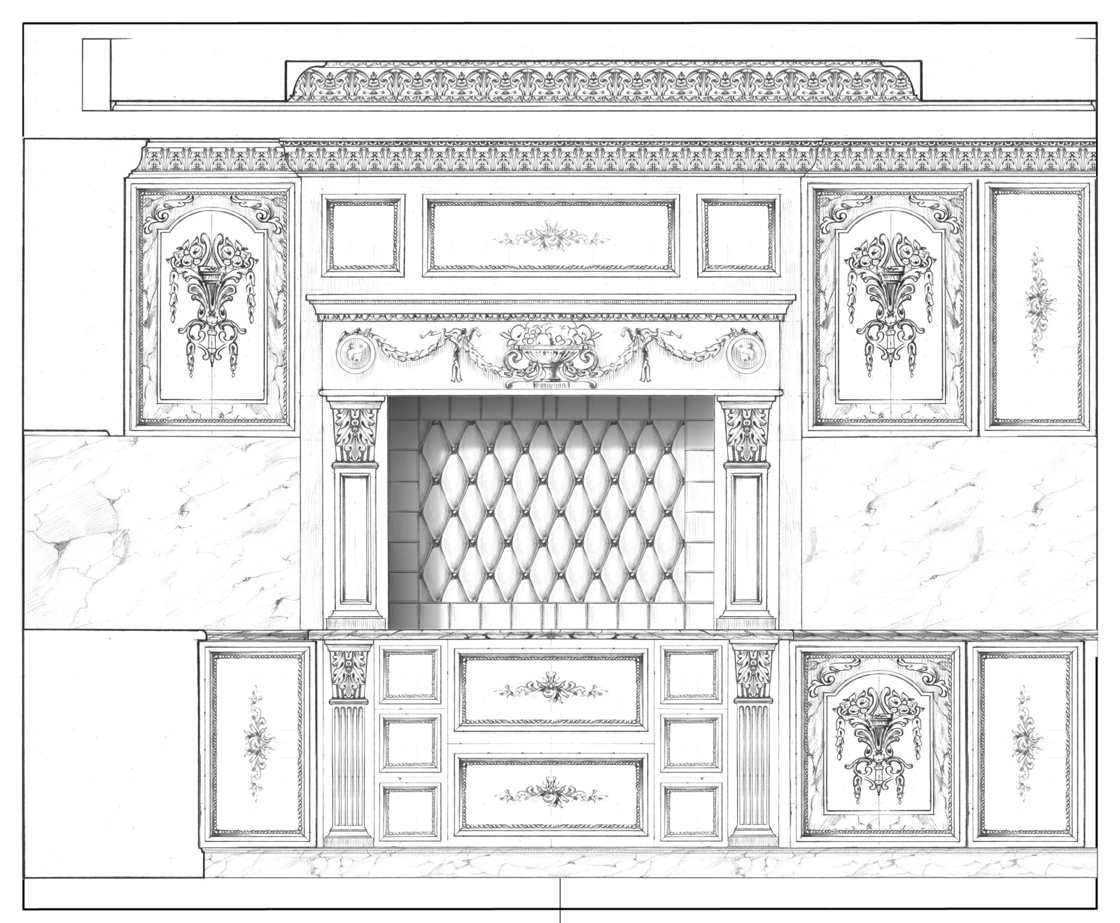 Акварельные эскизы. Загородный дом в Екатеринбурге.