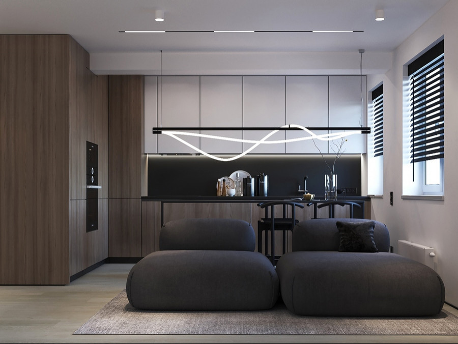 Обложка проекта: Дизайн-проект двухкомнатной квартиры