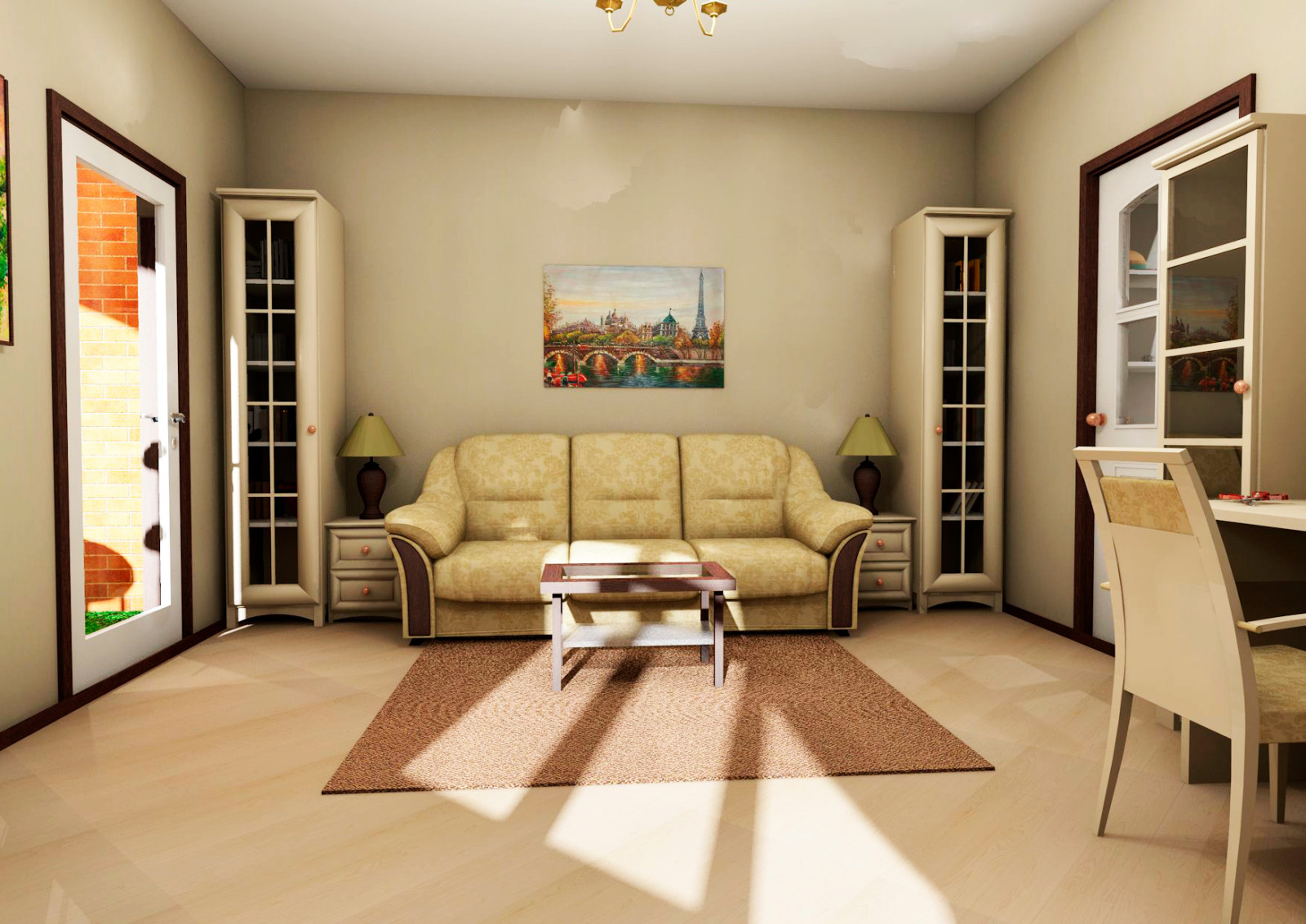 Проект квартиры с нестандартной планировкой 60кв.м