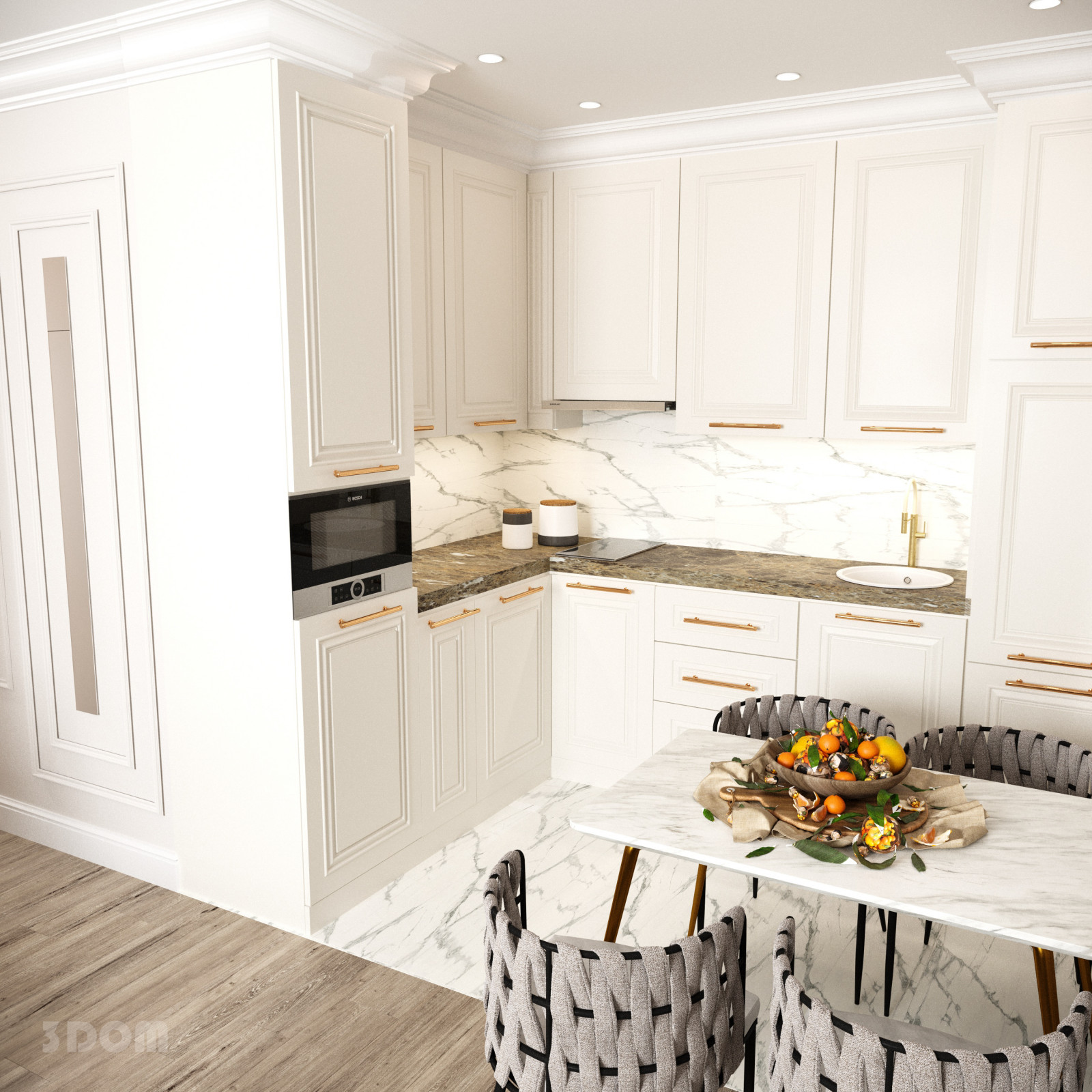 КВАРТИРА ЖК "ГЛАВНЫЙ" 49кв.м | 3DOM