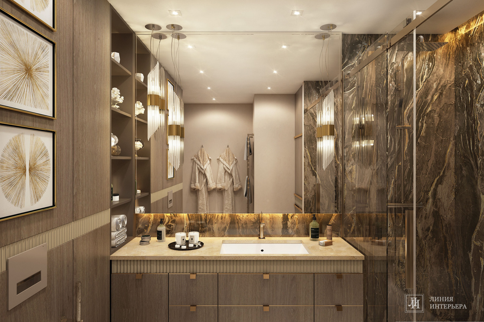 Дизайн интерьера 2-х уровневой квартиры