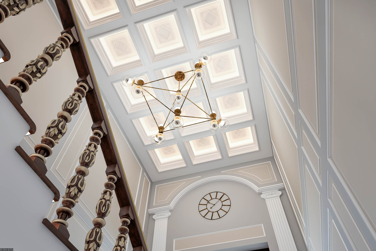 Elegant and modern entrance hall