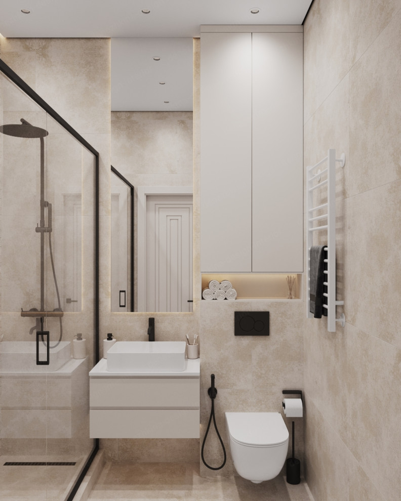 Дизайн проект 1 комнатной квартиры - ЖК Прокшино