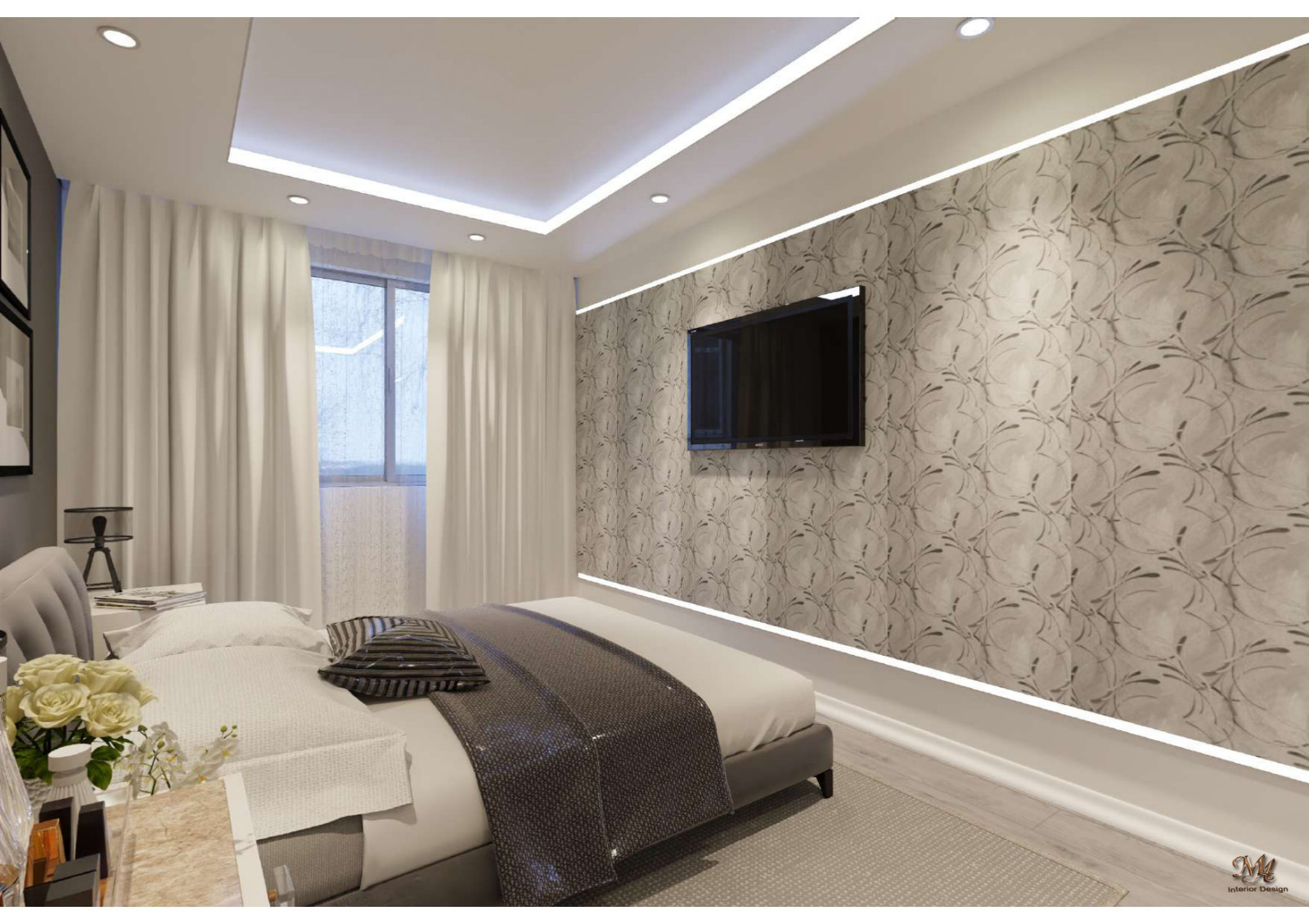 ПРОЕКТ СПАЛЬНИ "ЦВЕТ ЗЕЛЕНОГО ЖУКА"