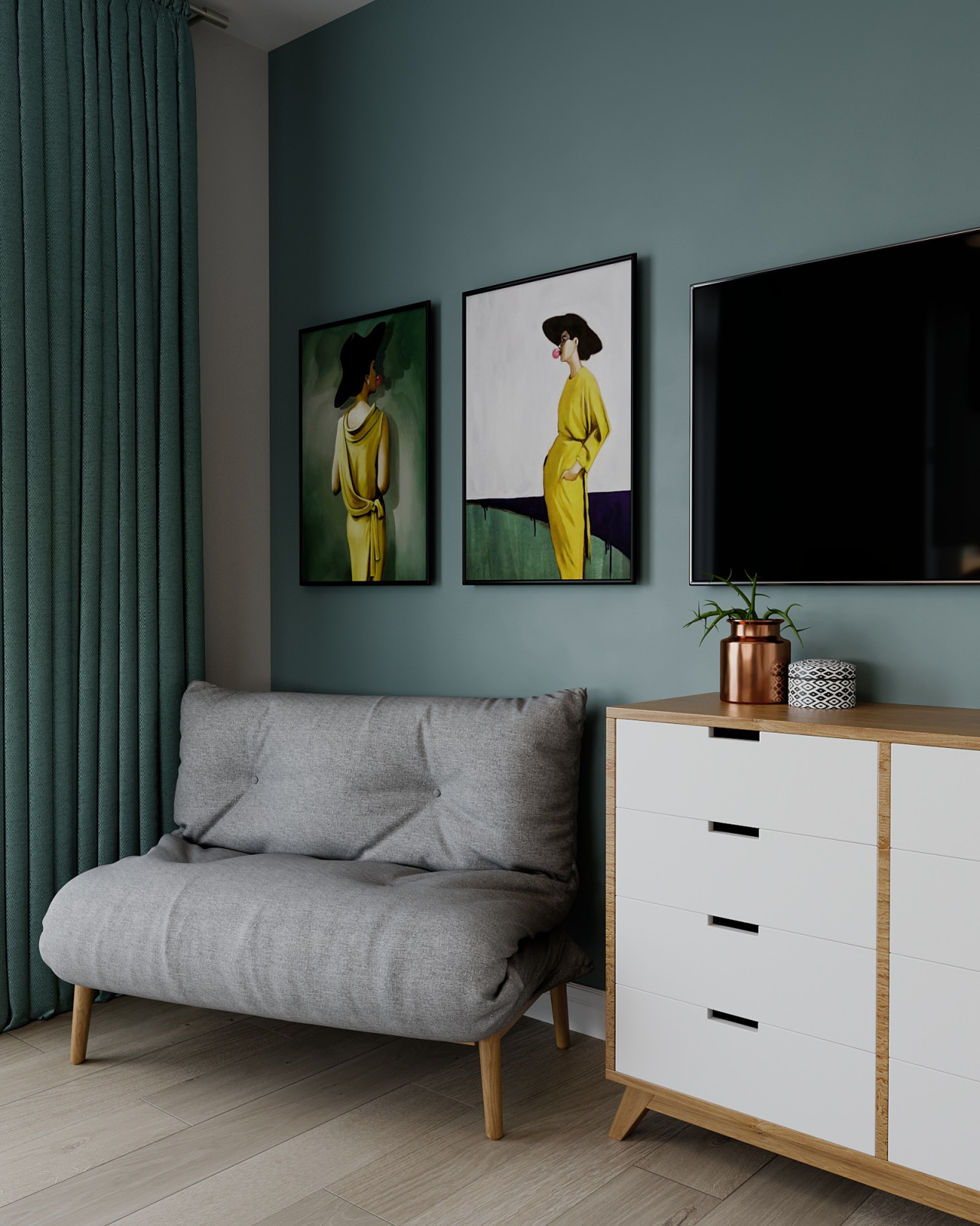 Однокомнатная квартира для молодой девушки