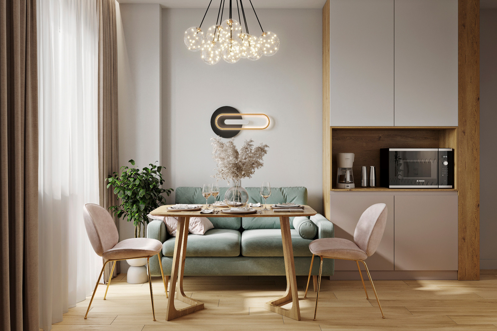 Обложка проекта: Проект однокомнатной квартиры