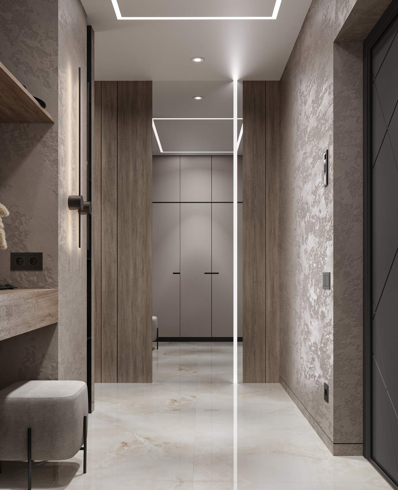 Квартира в ЖК Челюскинцев в минимализме