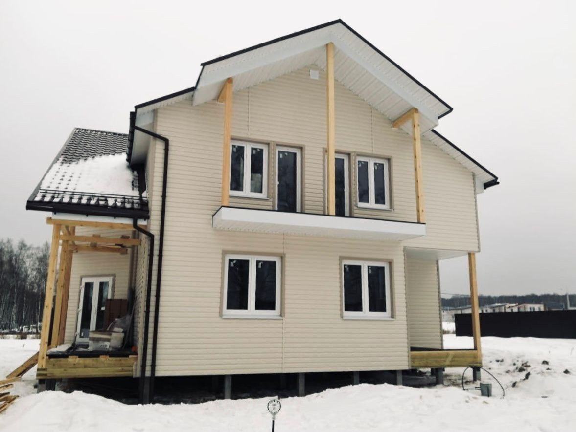 Каркасный дом по проекту "Минск"