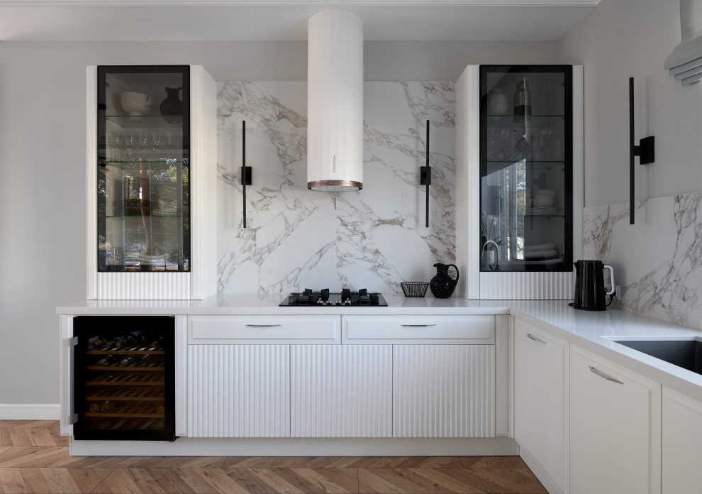 Современный интерьер с нотками классики: дом в Воронеже