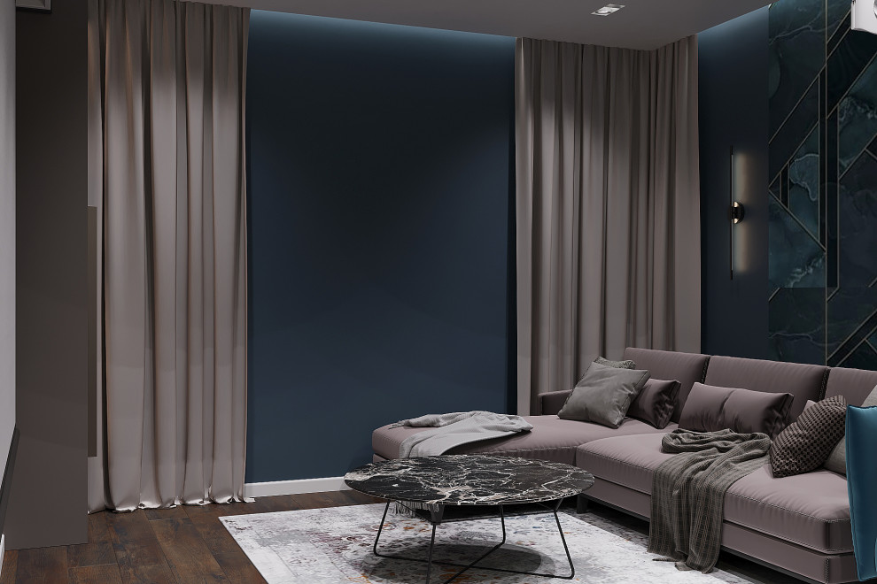 Двухуровневая квартира для молодой семьи