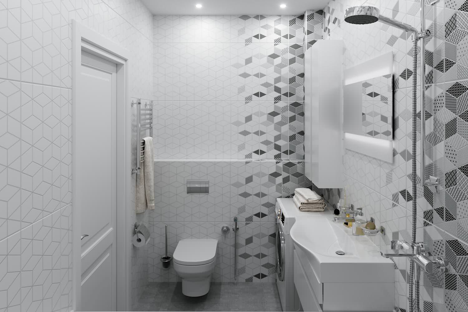 Проекты ванных комнат для магазина сантехники и плитки