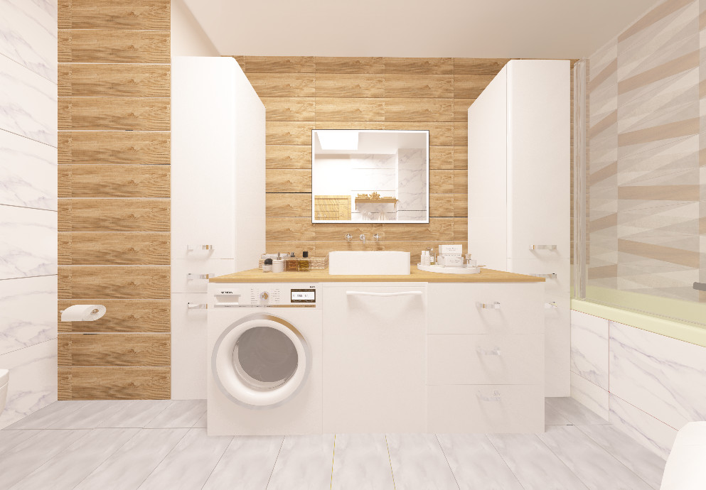 Дизайн проект ванной комнаты