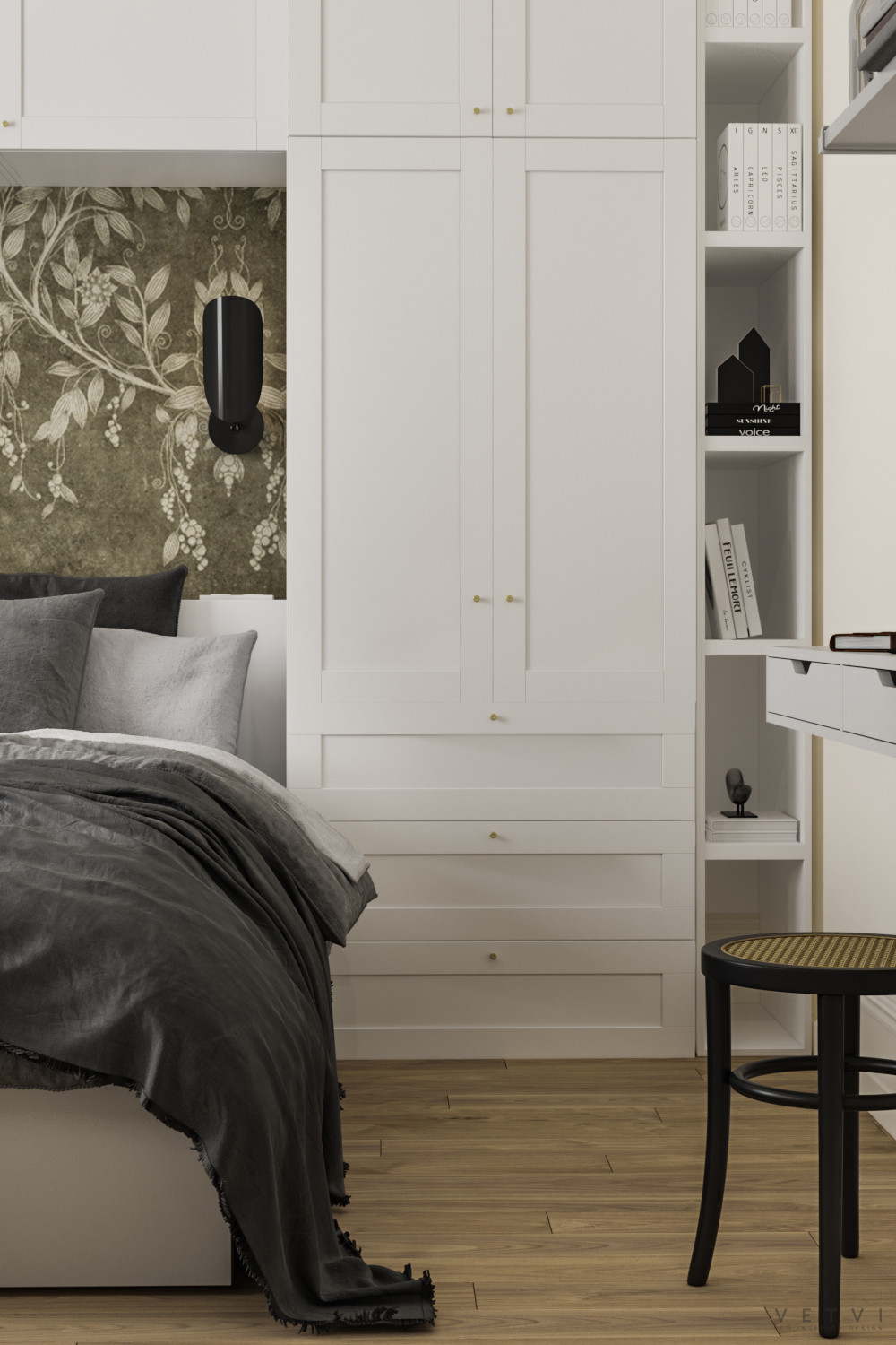 Квартира в Нижнем Новгороде с лесными акцентами | Площадь 42м²