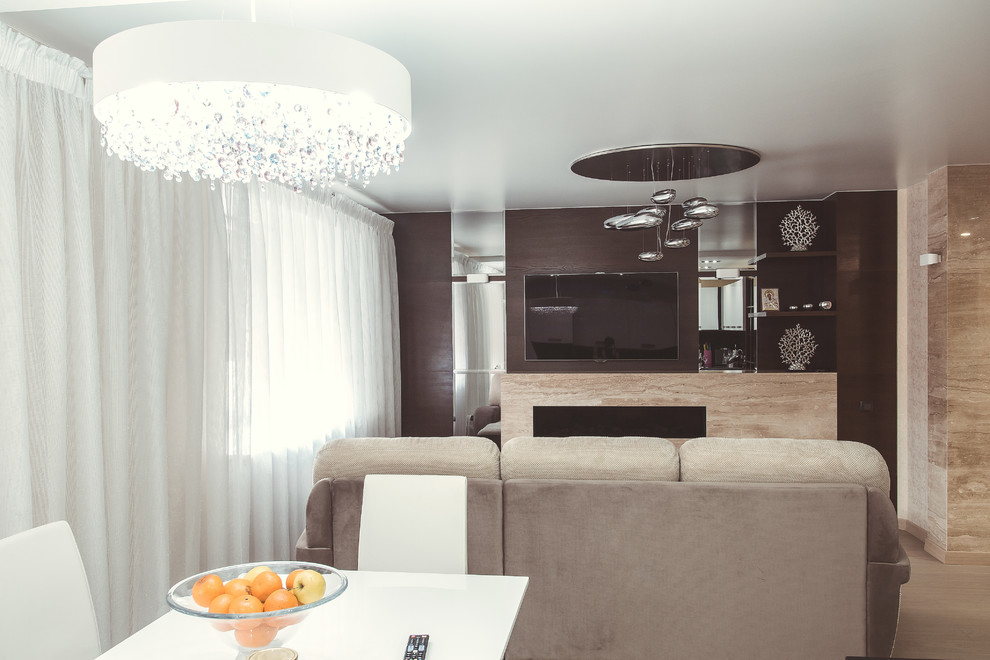 Кухня-гостиная в современном стиле