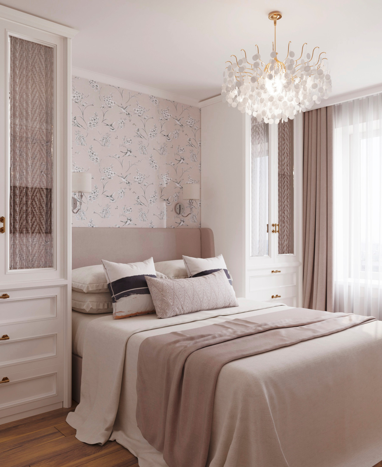 Квартира для молодой мамы и дочки 54 кв.м.