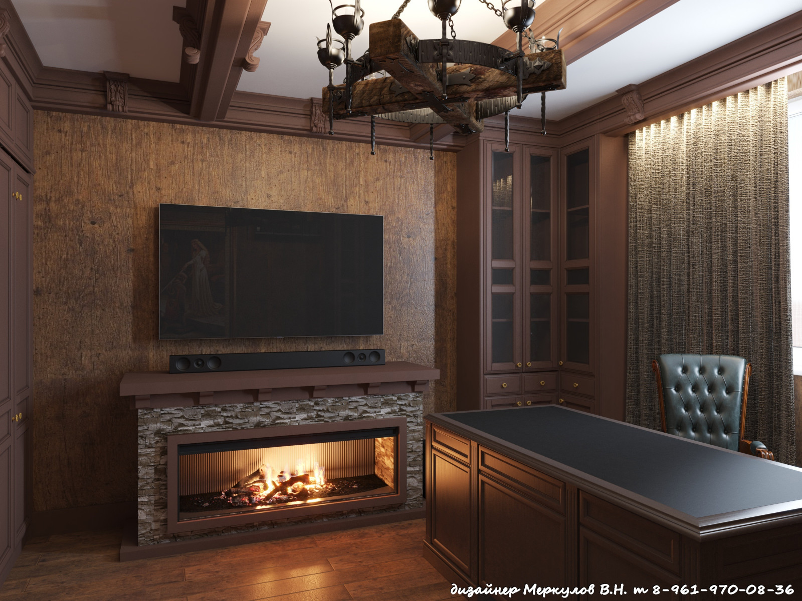 Дизайн проект кабинета №2