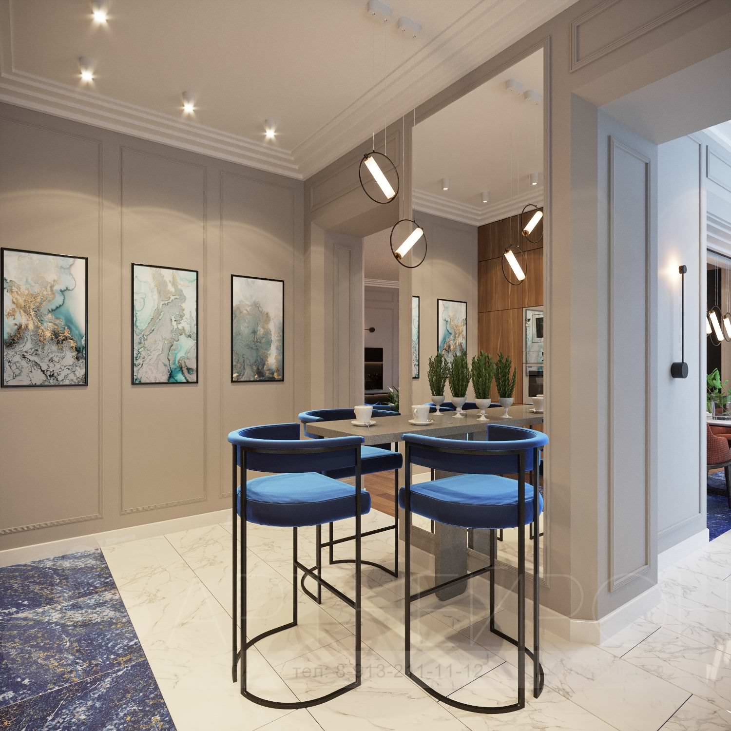 Дизайн кухни в квартире в Барнауле