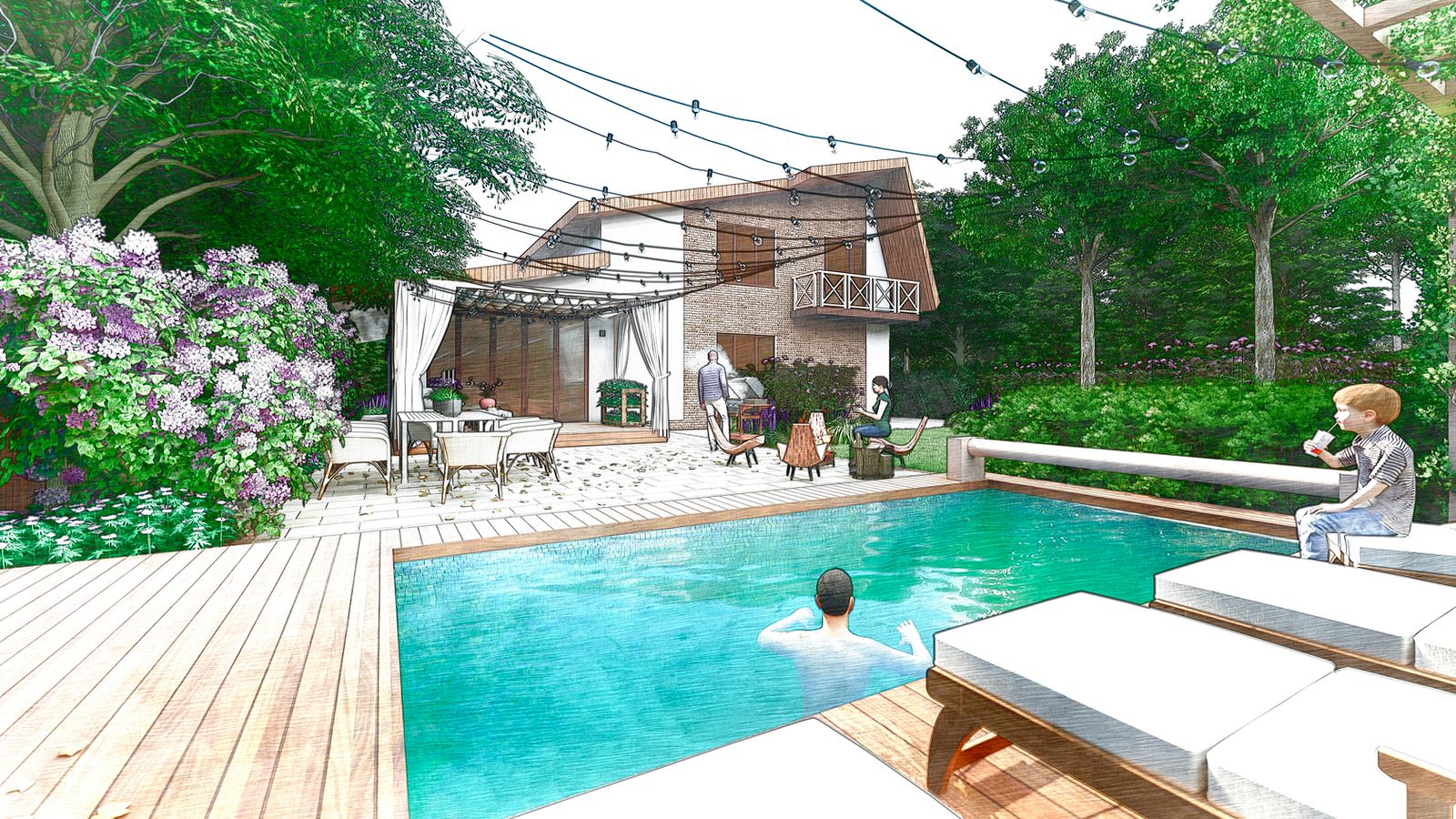 Проект сада "Два полюса"