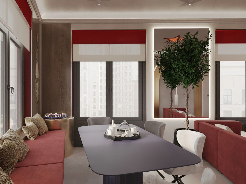 HÉ 210 // ЖК Серебряный фонтан, Москва, 91 м²