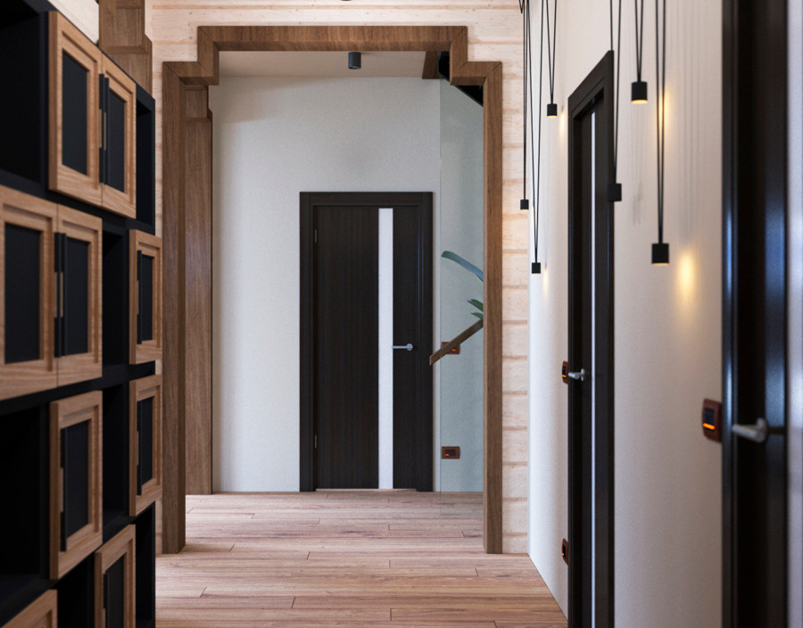 ПРОЕКТ ИНТЕРЬЕРА ДОМА НА ЧЕРНОЙ РЕЧКЕ во Владивостоке)