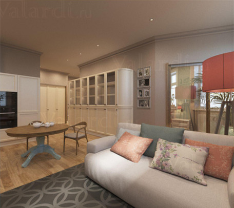 Обложка проекта: ЖК Новорижский, 65 кв.м.