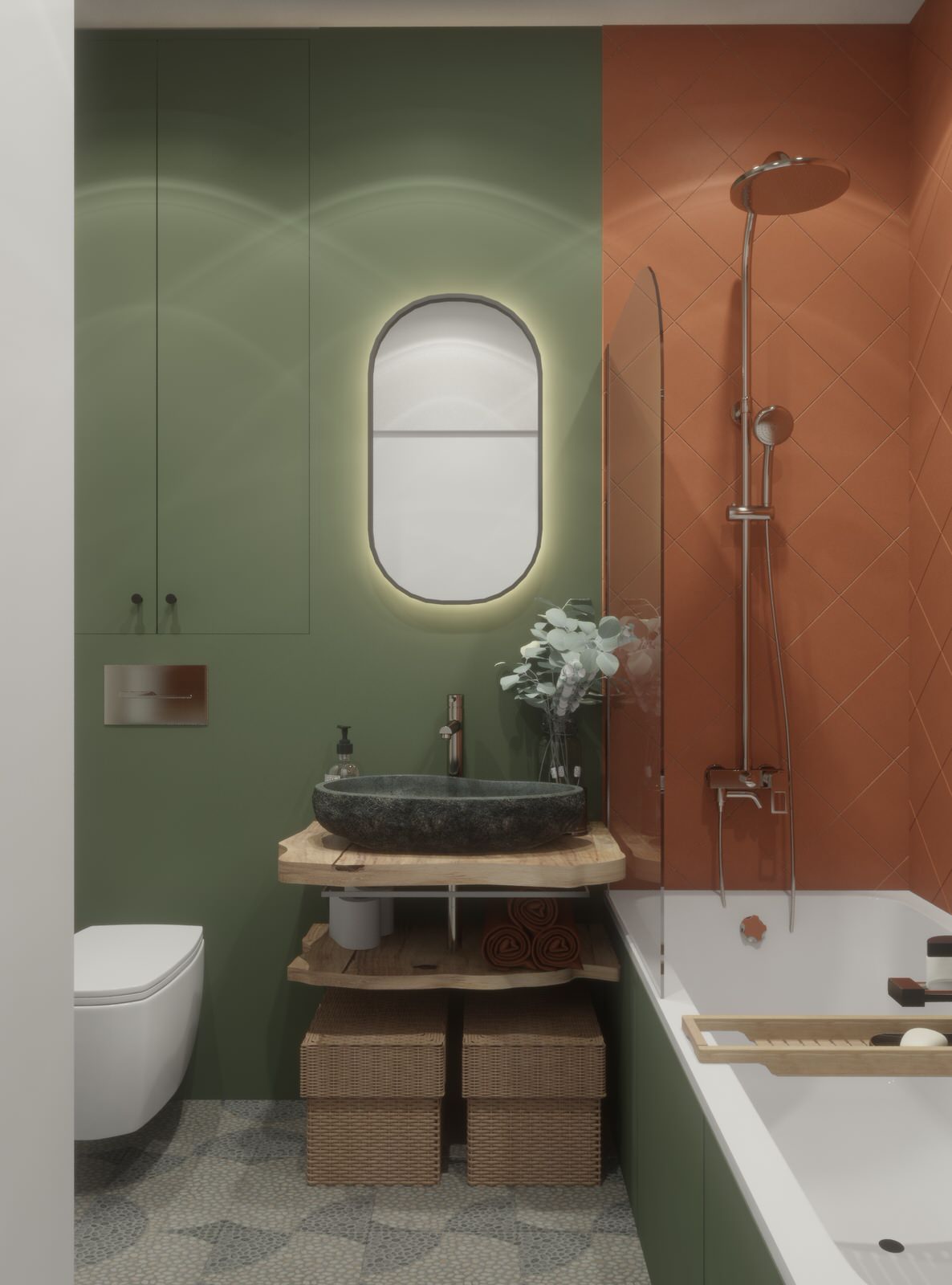 Дизайн-проект в эко стиле