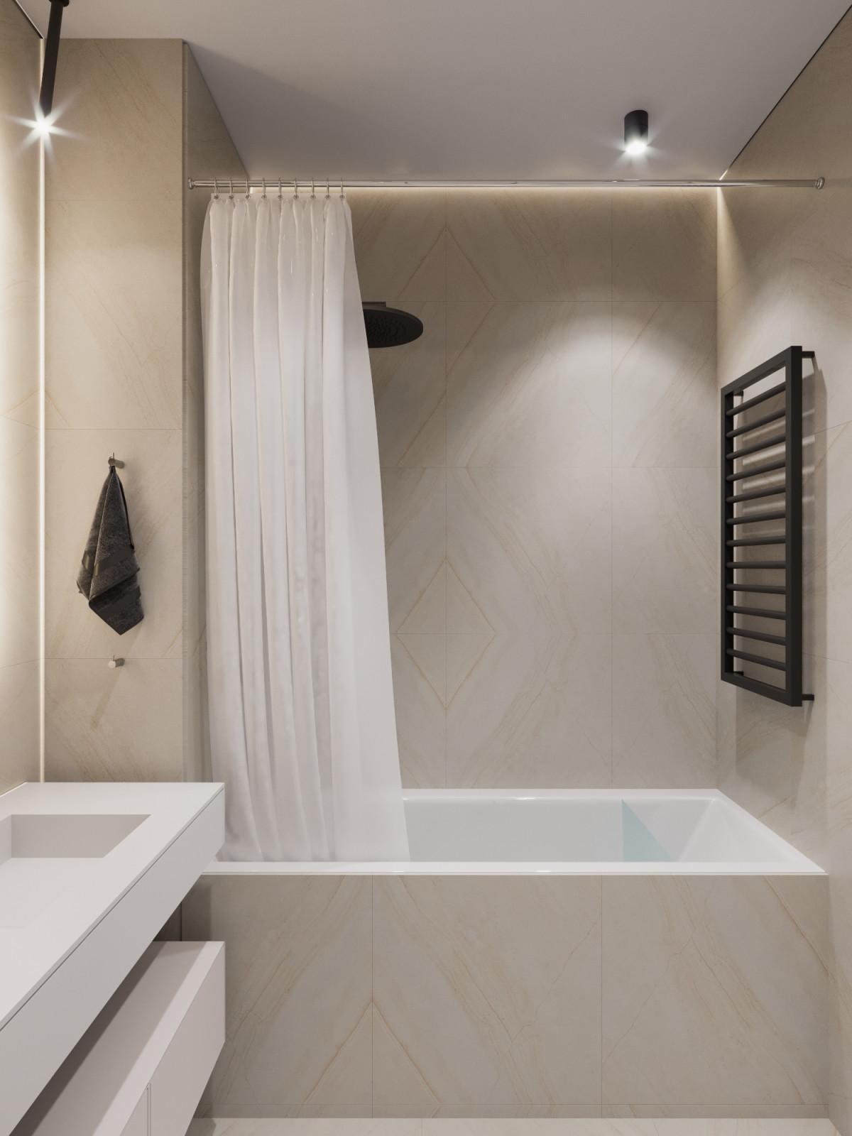 Ванная комната , интересное решение