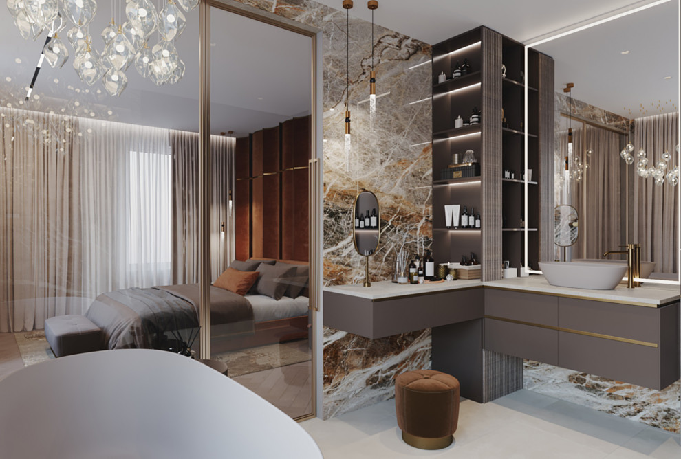 Дизайн проект апартаментов Аура