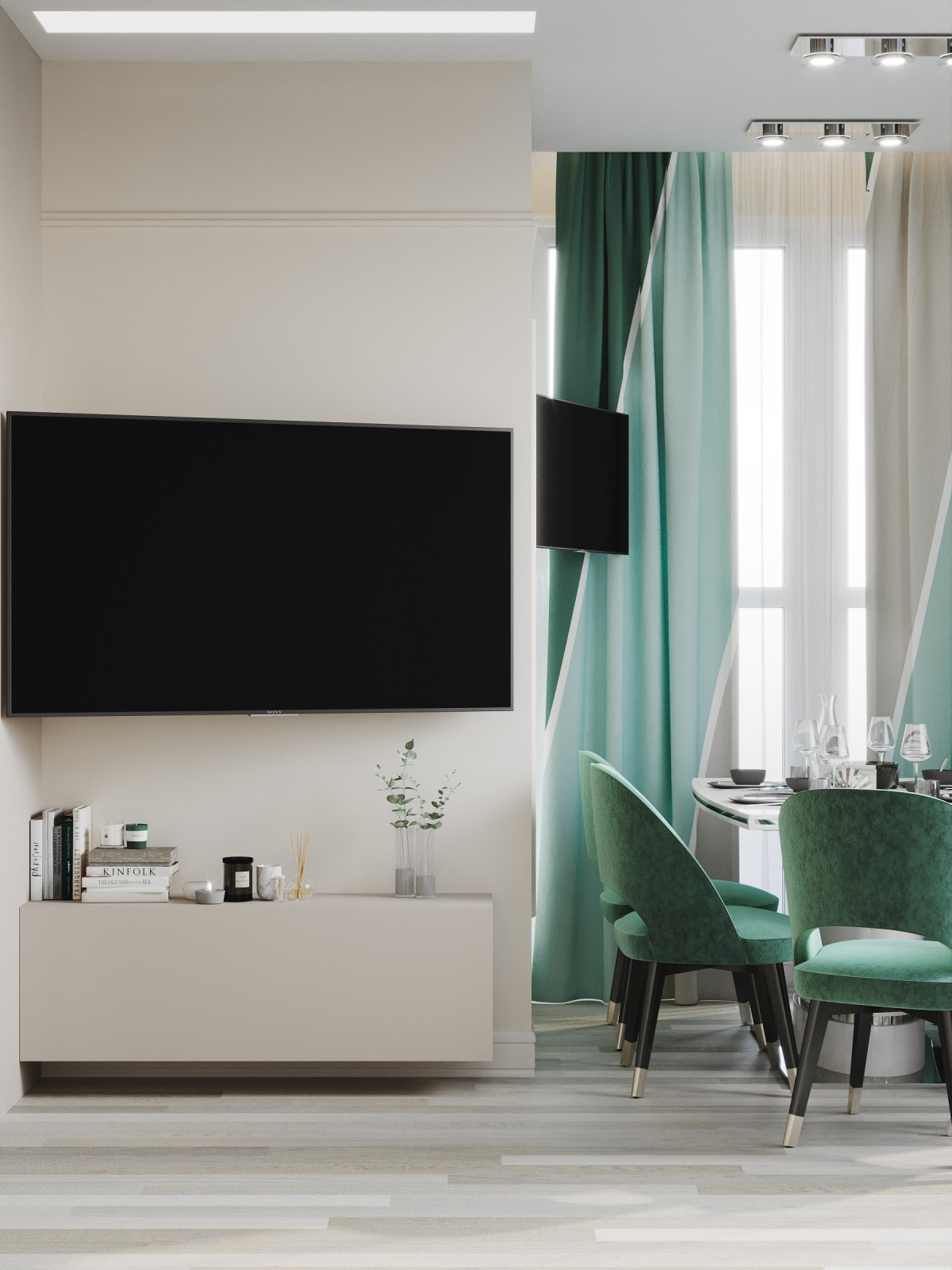 Проект 3-х комнатной квартиры для семьи с 3мя детьми в ЖК Ультра Сити