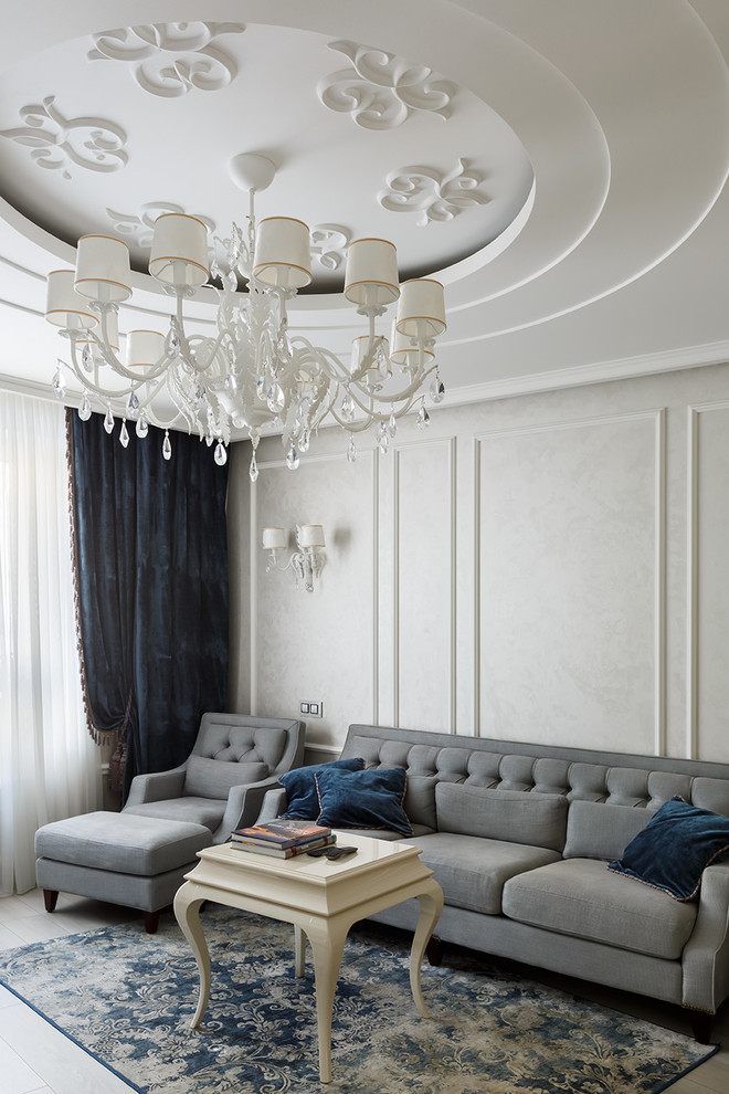 Реализованный проект 3хкомнатной квартиры в классическом стиле с элементами Ар Д