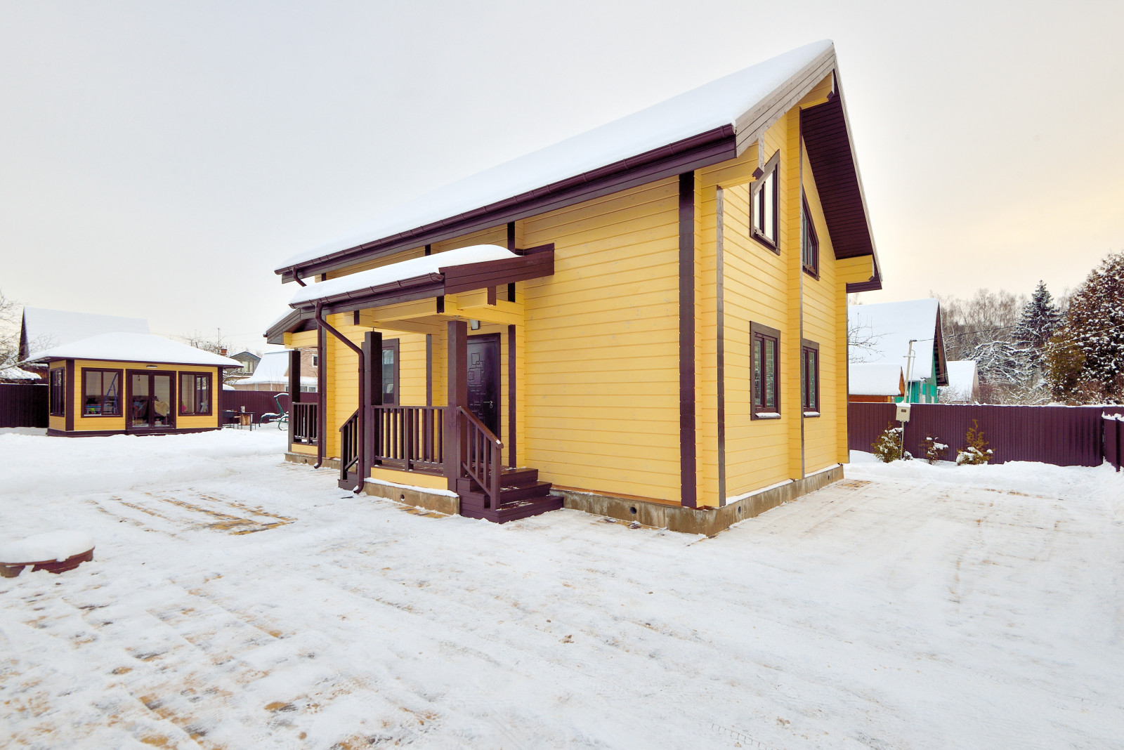 Обложка проекта: Дом из клееного бруса "Покровское"