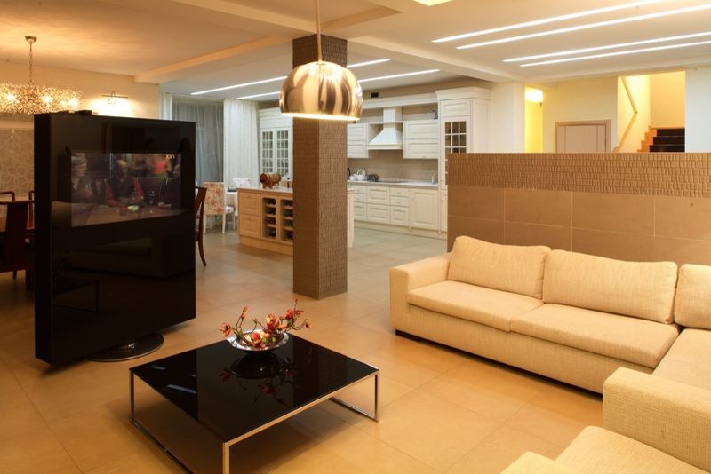 Дизайн интерьера коттеджа в поселке "Галактика"